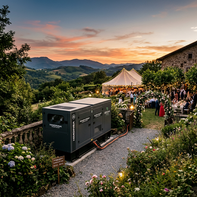 Generador insonorizado para eventos en Bizkaia