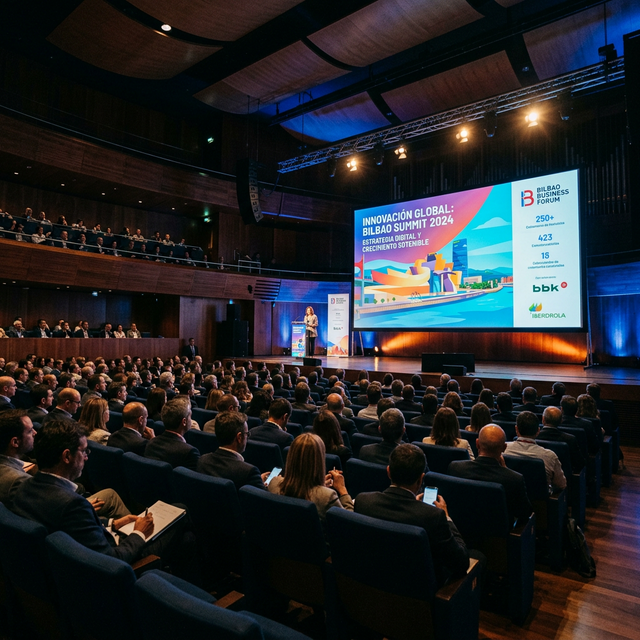 Montaje de pantalla y proyector para evento en Bizkaia