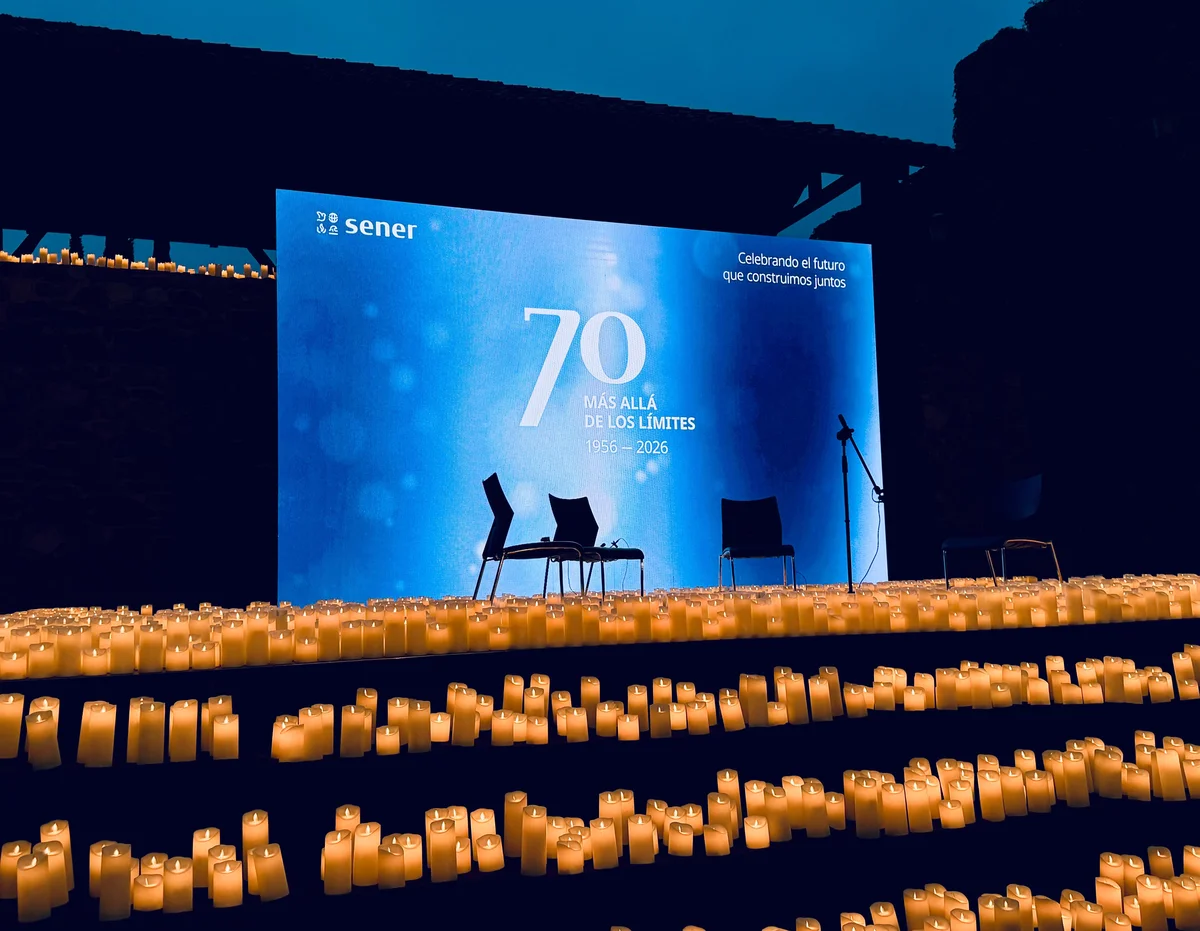 70 Aniversario de SENER en Torre Loizaga - Pantalla LED gigante - Sonido Norte