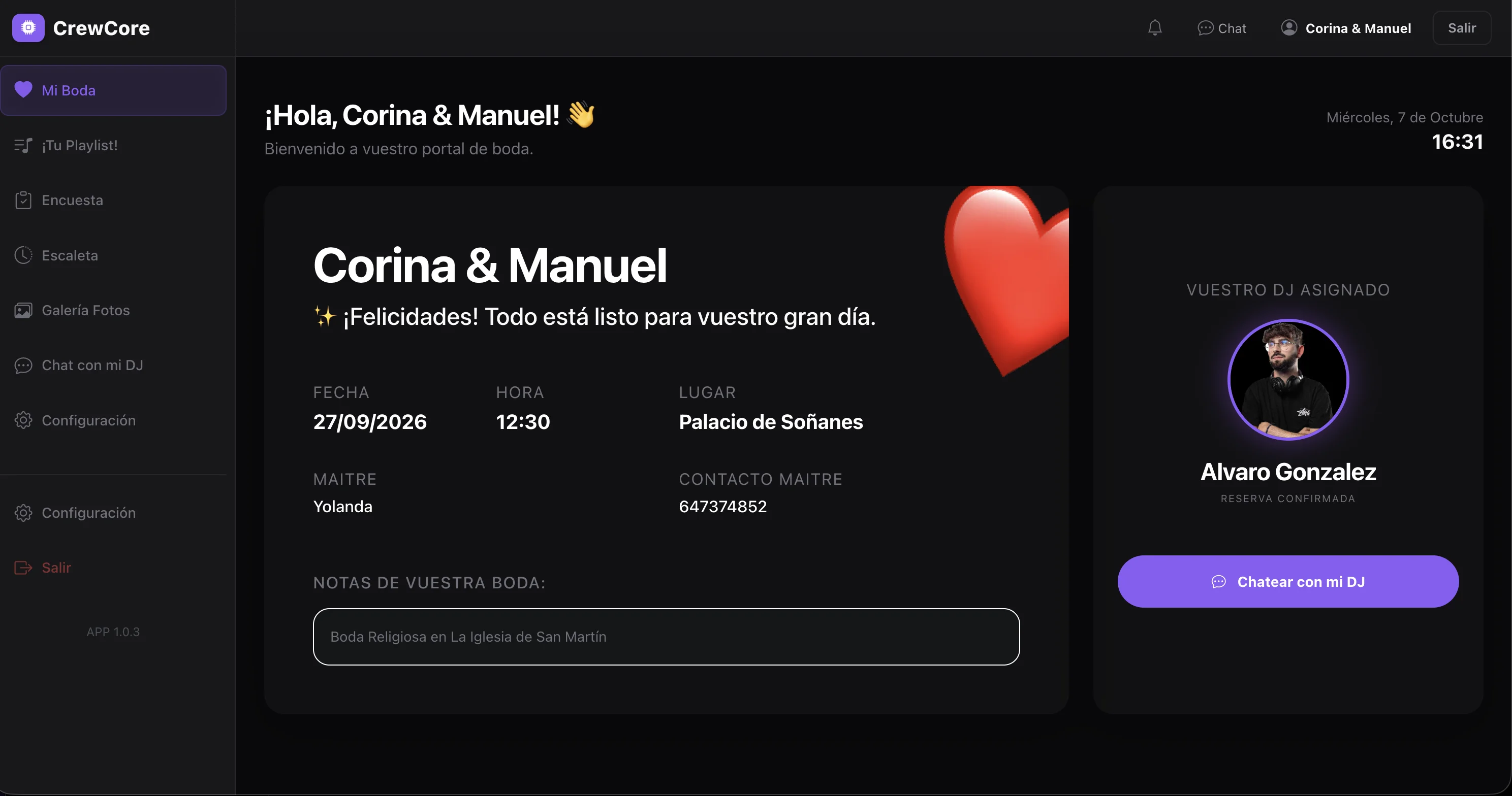 Captura Portal Bodas