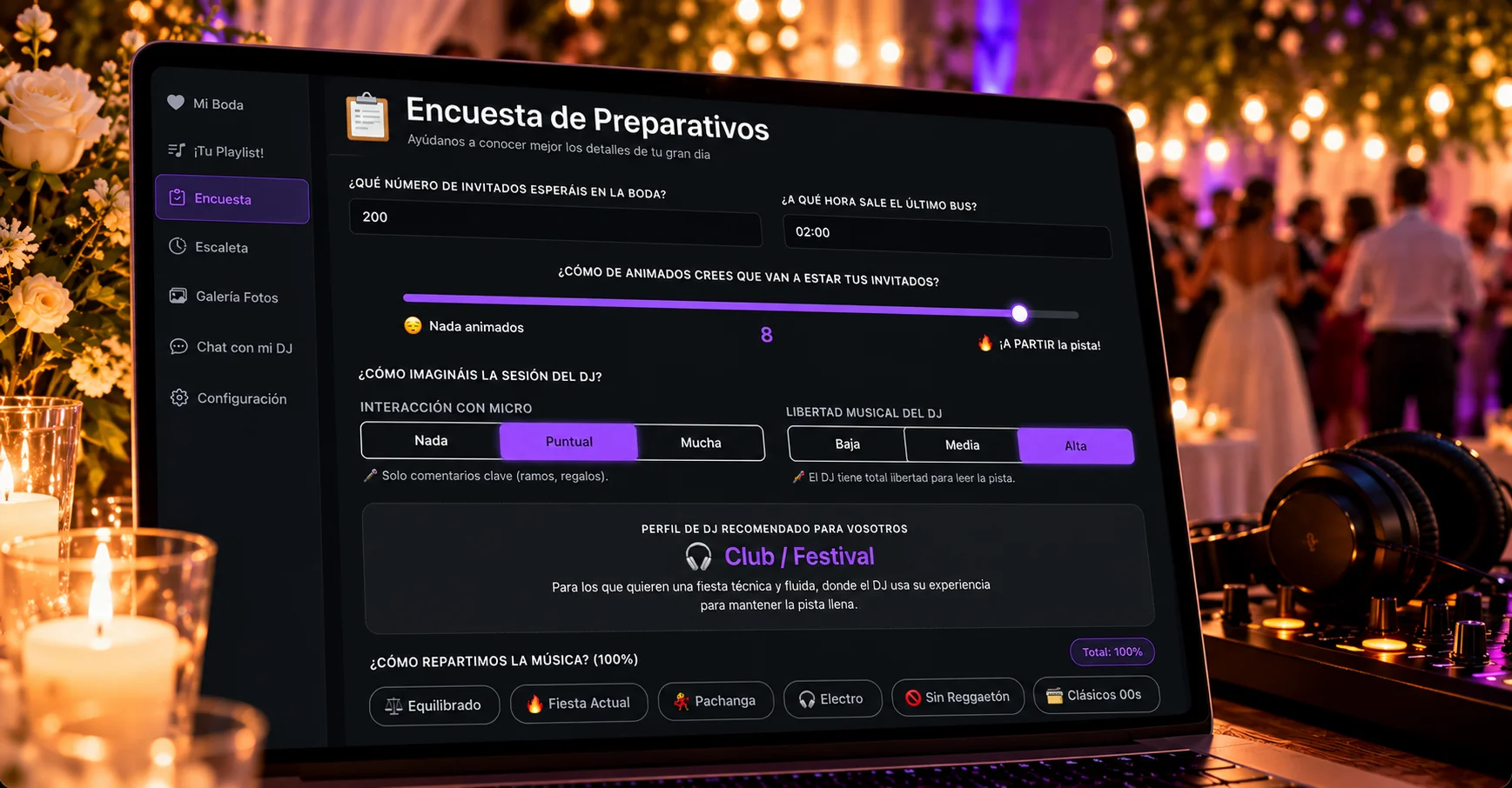 Encuesta portal dj