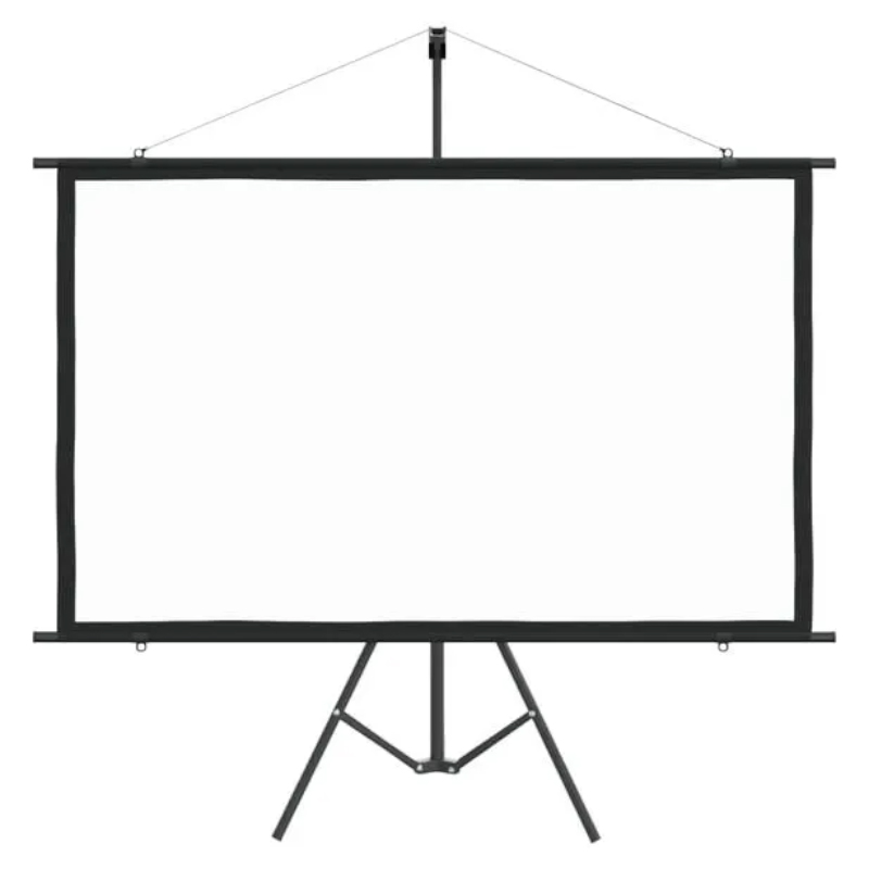 Pantalla de proyección trípode