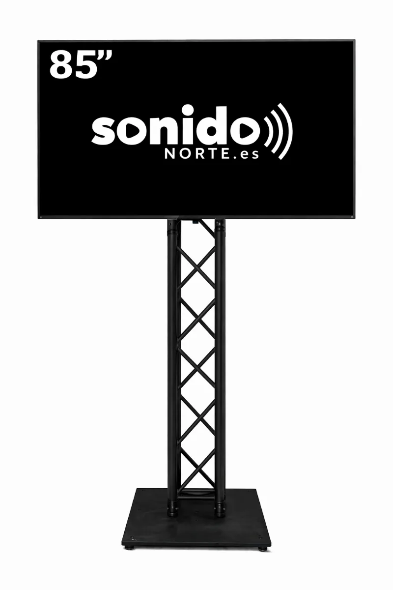 Televisión 85" con Soporte